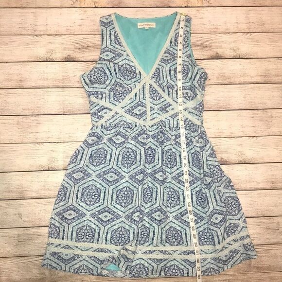 Altar’d State Geometric Fit & Flare Dress Sleeveless sz M FLAW - Picture 6 of 7